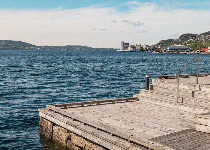 Apartment Moderne Med Sjoglott Og Balkong