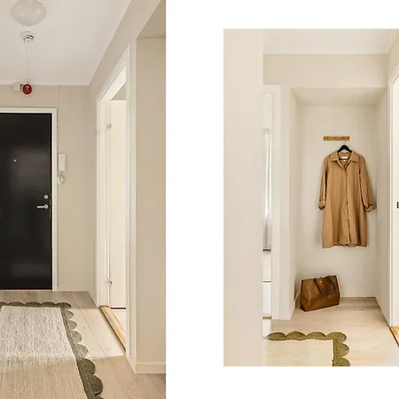 Moderne Med Sjoglott Og Balkong