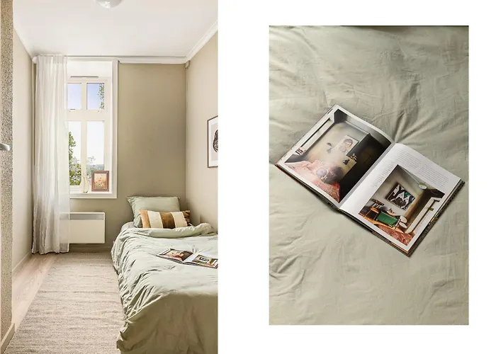 Moderne Med Sjoglott Og Balkong *