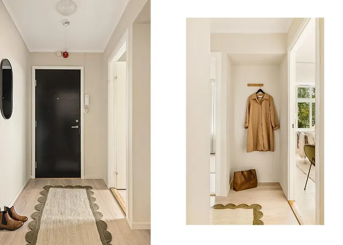 Moderne Med Sjoglott Og Balkong